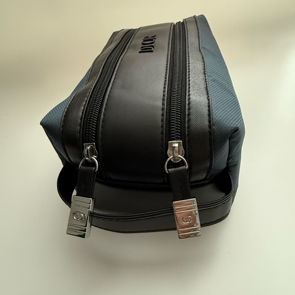 DIOR Toiletry Cosmetic Bag Double Zipper Handle GWP Unisex